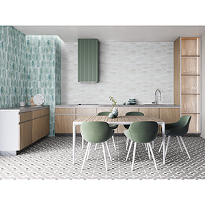 Andes 6.5x20 Green Matt Roomset