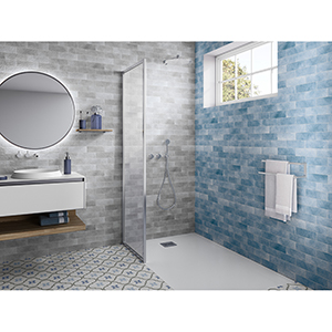 Andes 6.5x20 Blue Matt Roomset