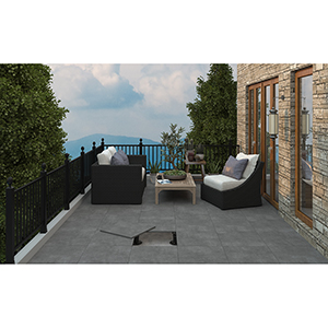 Ark 60x60x2 Anthracite Matt R11 2
