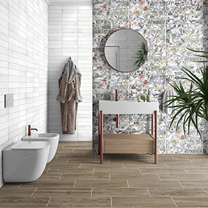 Enjoy 30x60 Blanco Matt Roomset