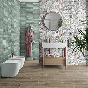 Enjoy 30x60 Verde Matt Roomset