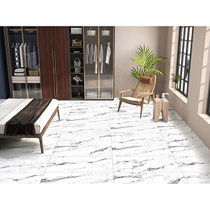 Lucina 60x120 White Matt Carving R10 Roomset