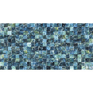 Momento Mosaic Decor 30x60 Blue Gloss