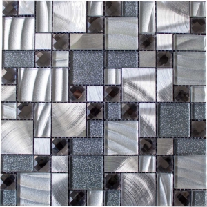 Gemstone Mosaic 30x30 Grey 1
