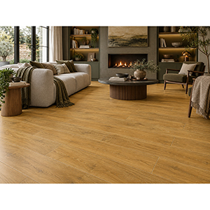 Riviera 20x120 Miel Matt Roomset