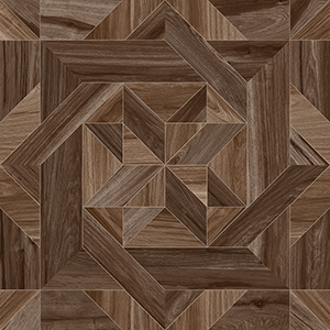 Woven Star 60x60 Brown Matt