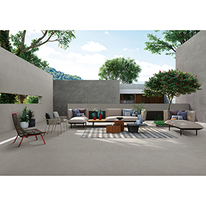 Yoga 60x120 Anthracite Semi Polished R9 Roomset