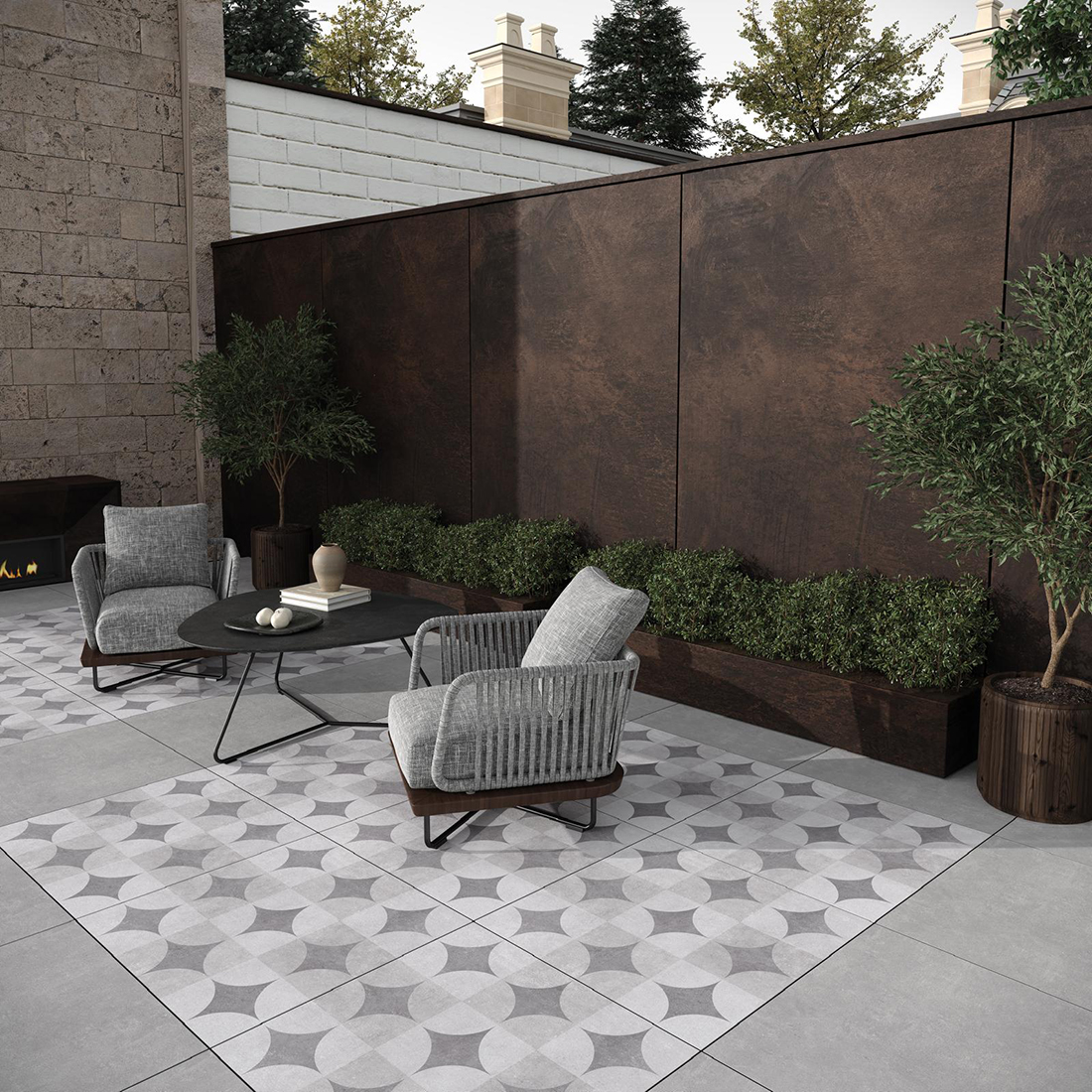 Ark 60x60x2 Silver Matt R11 3