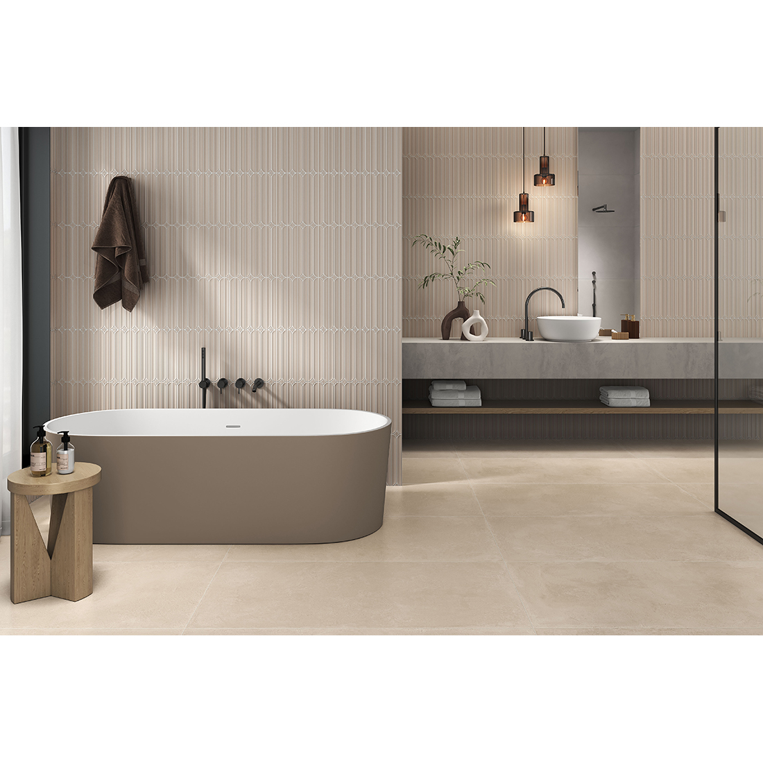 Belle 24x74 Beige Matt 2
