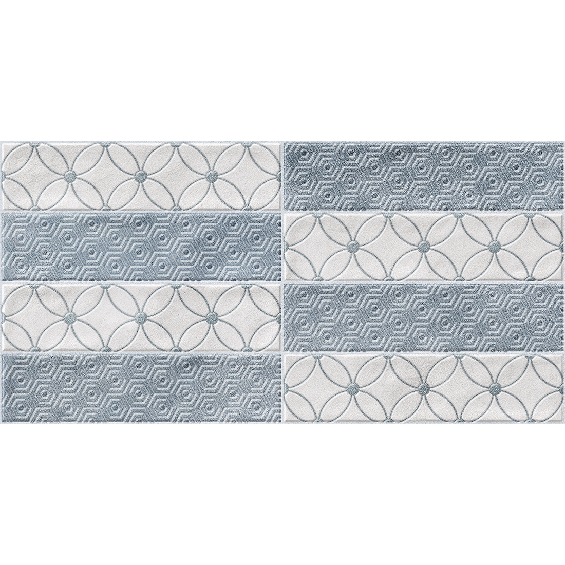 Bergen Mix Decor 30x60 Blue Gloss 1