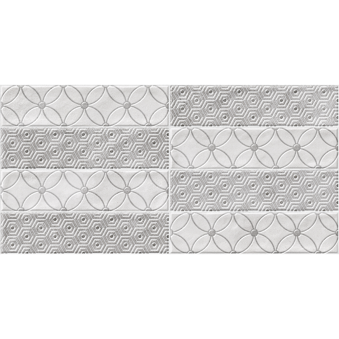 Bergen Mix Decor 30x60 Grey Gloss 1