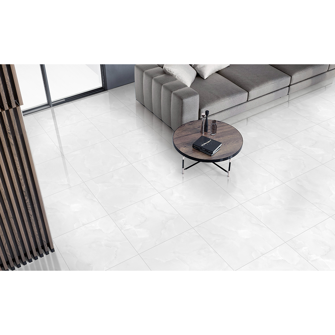 Emola 60x60 Grey Polished 2