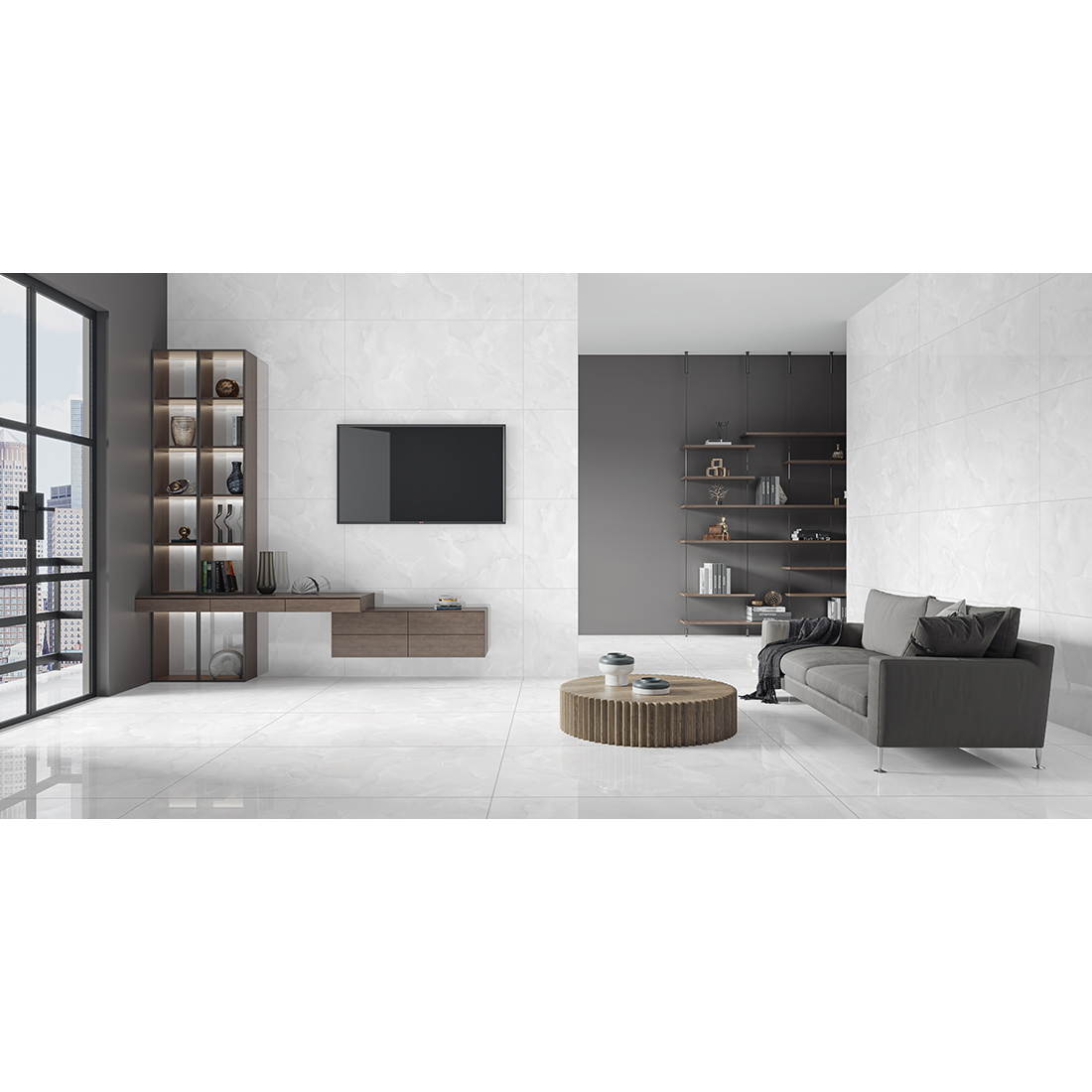Emola 60x120 Grey Polished 2