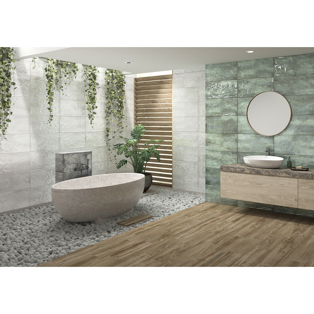 Harmony 30x60 Verde Gloss 2