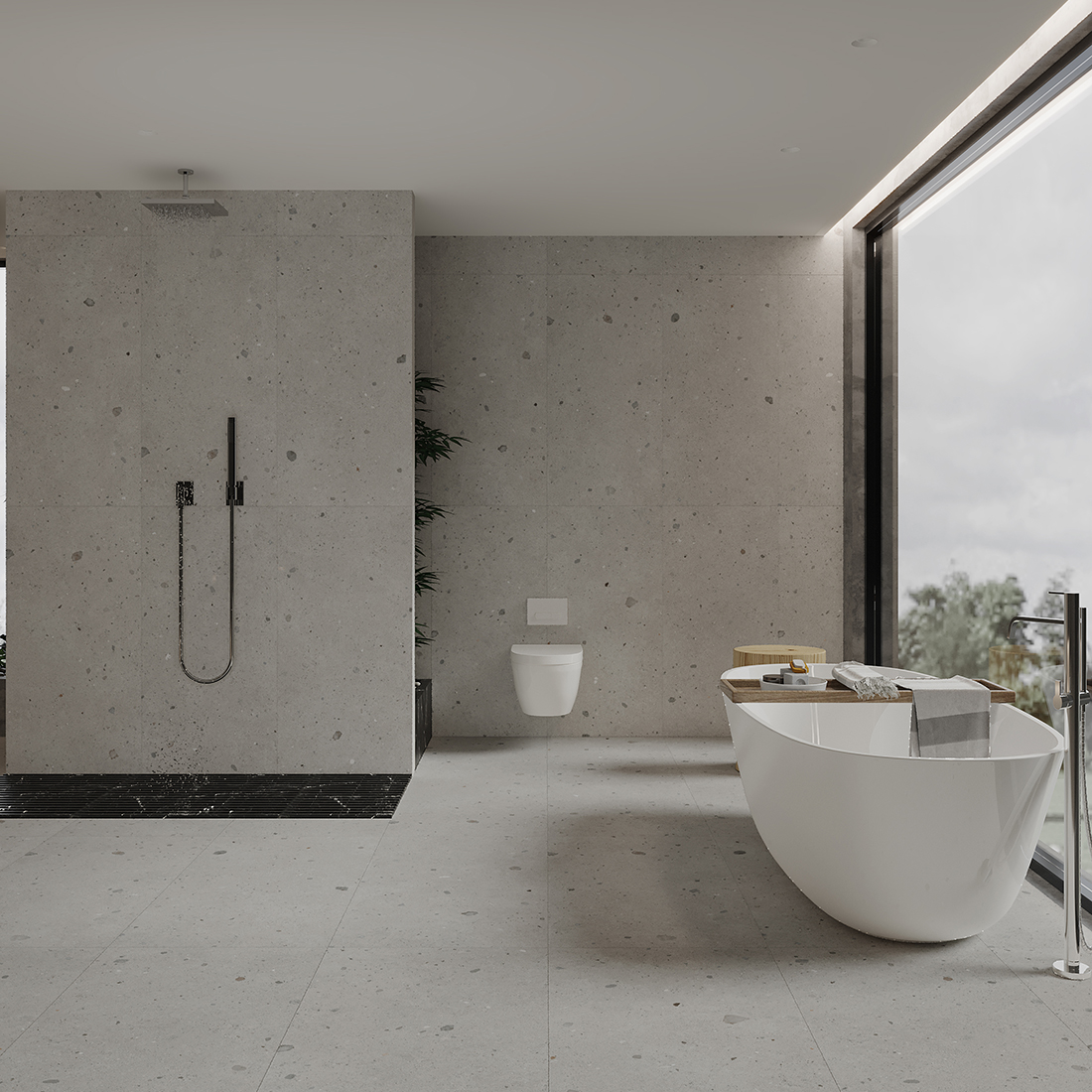 Heliostone Meteor 60x120 Grigio Matt R10 3