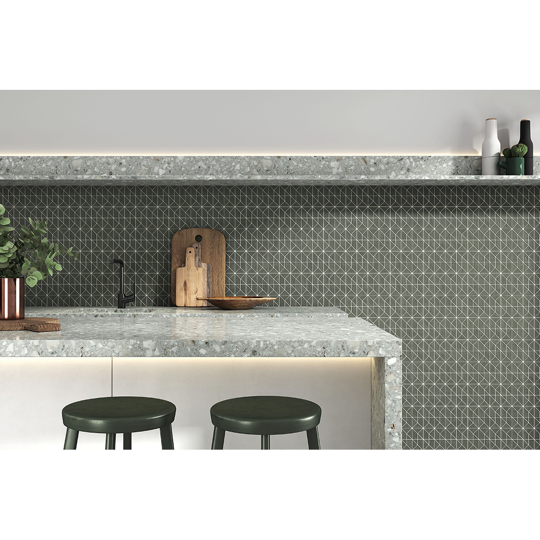 Leger 24x74 Verde Matt 2