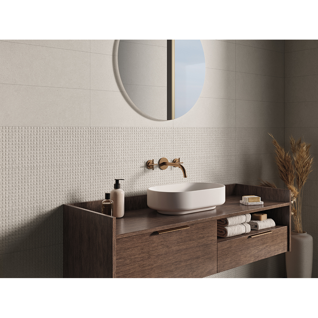 Lowell Aura Block 20x60 Light Matt 2