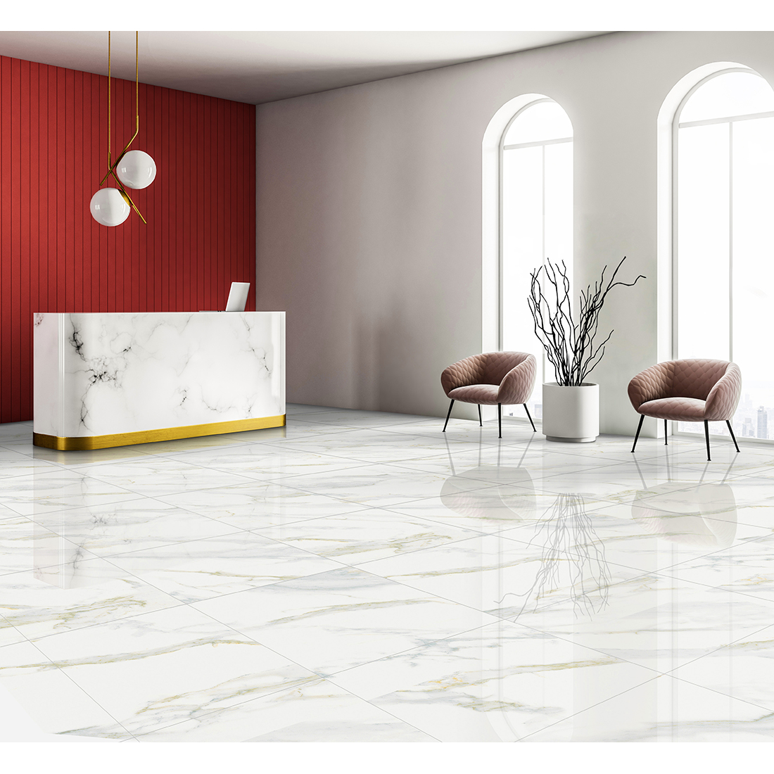 Luxon 60x60 Gold Polished 2