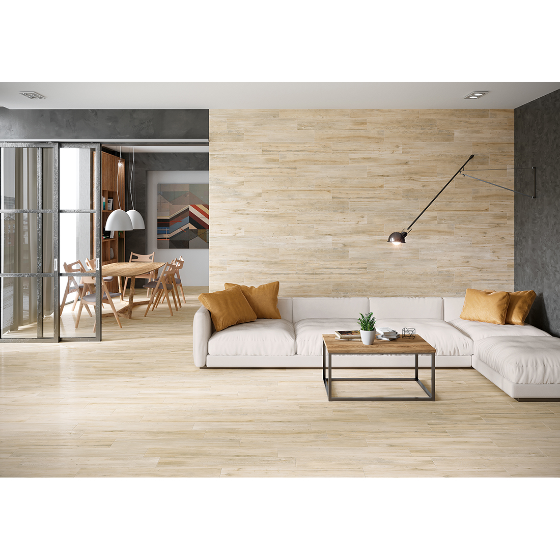 Oakland 15x90 Beige Matt 2