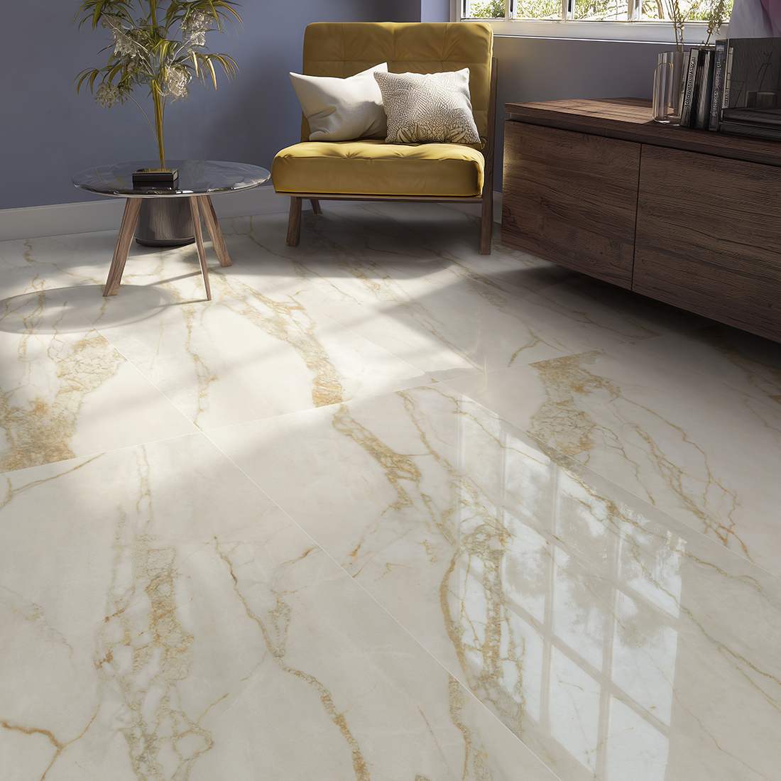 Quartz Sand 60x120 Multi Polished Carving 2