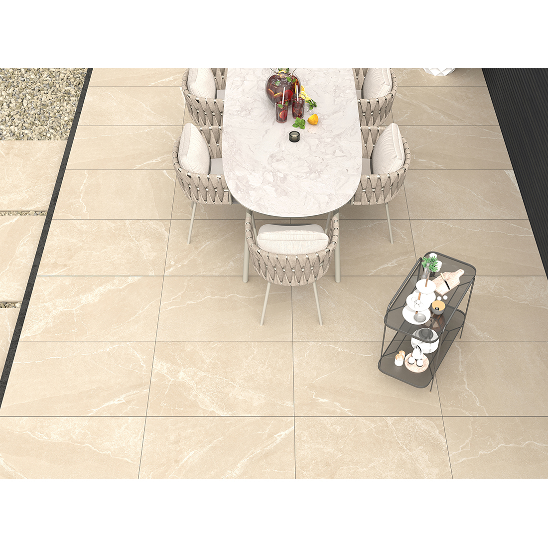 Roca 60x90x2 Beige Matt R11 3