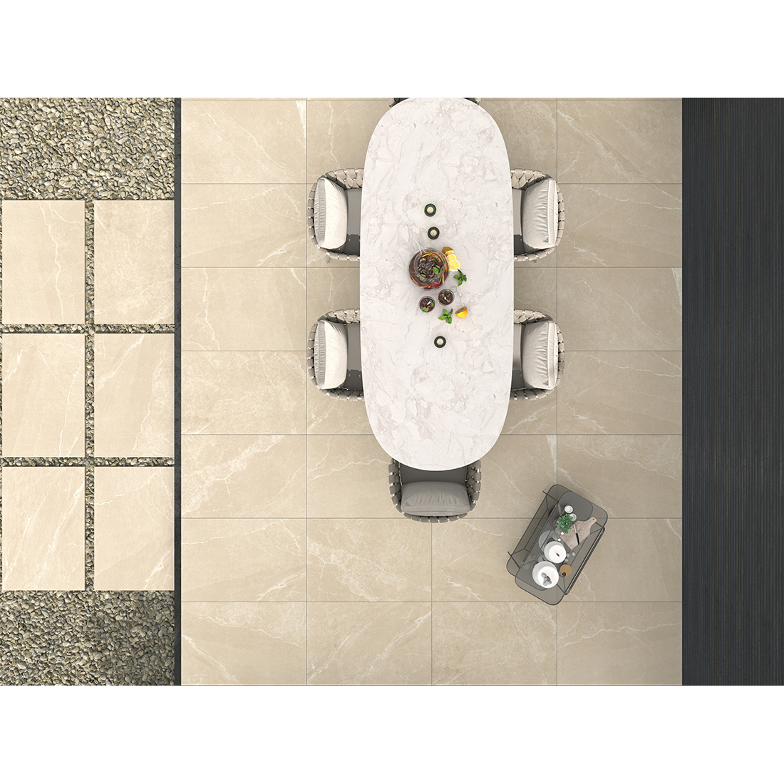 Roca 60x90x2 Beige Matt R11 5