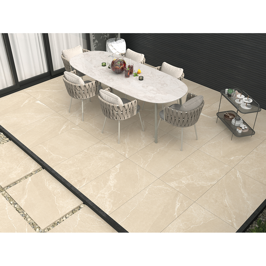 Roca 60x90x2 Beige Matt R11 6