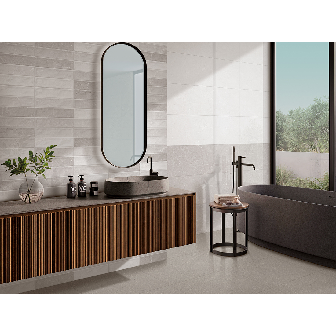 Traffic 30x60 Light Grey Gloss 2