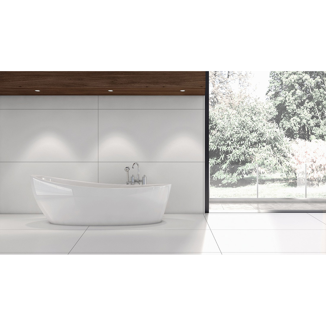 Shop Cemento Bianco Polished Stone tile 60x120 online at Euro bath