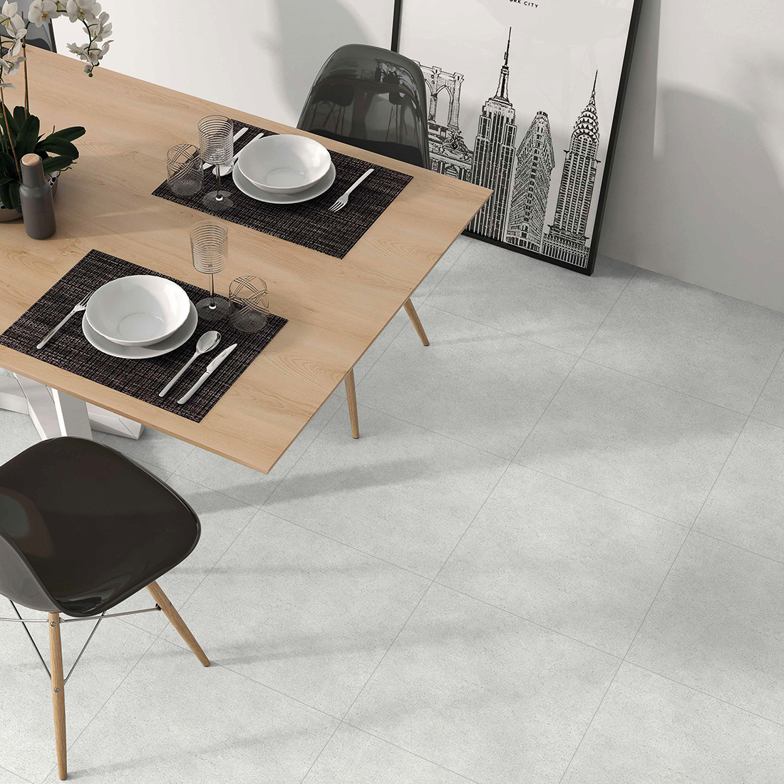 Yoga 60.5x60.5 Pearl Semi Polished R9 2